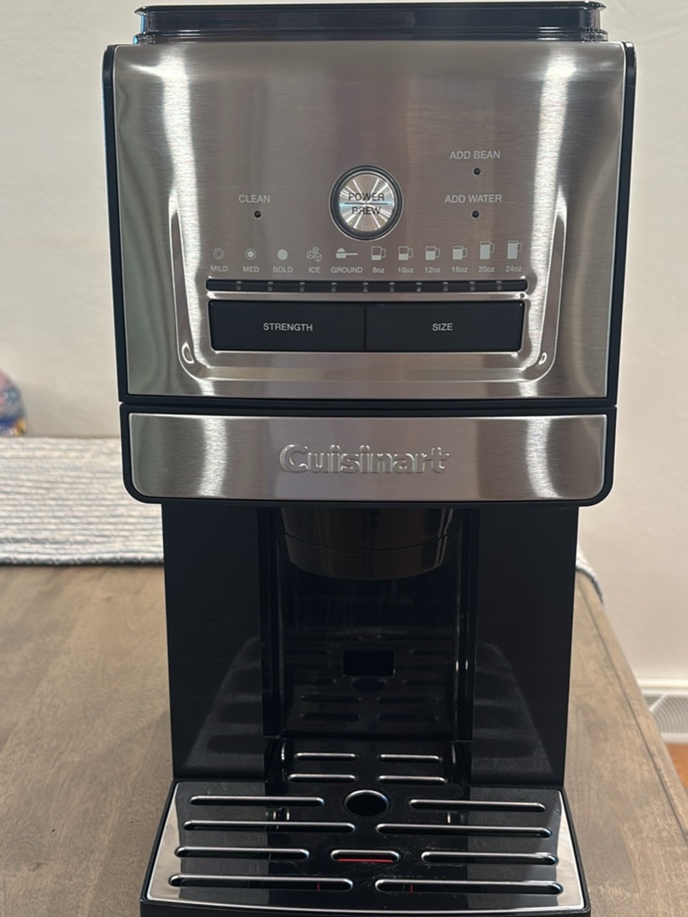 Cuisinart Stainless Steel and Black Single-Serve Espresso Brewer